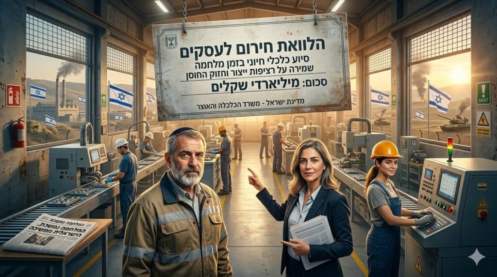 הלוואות לעסקים בזמן מלחמה